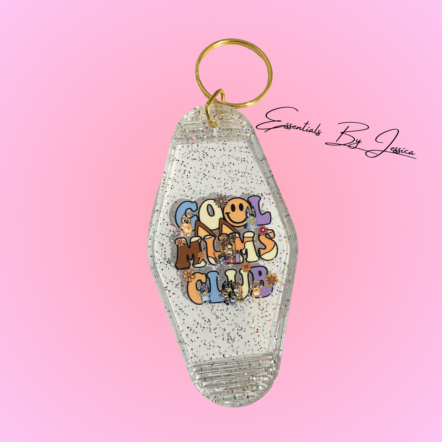 Cool Mums Club Motel Keyring
