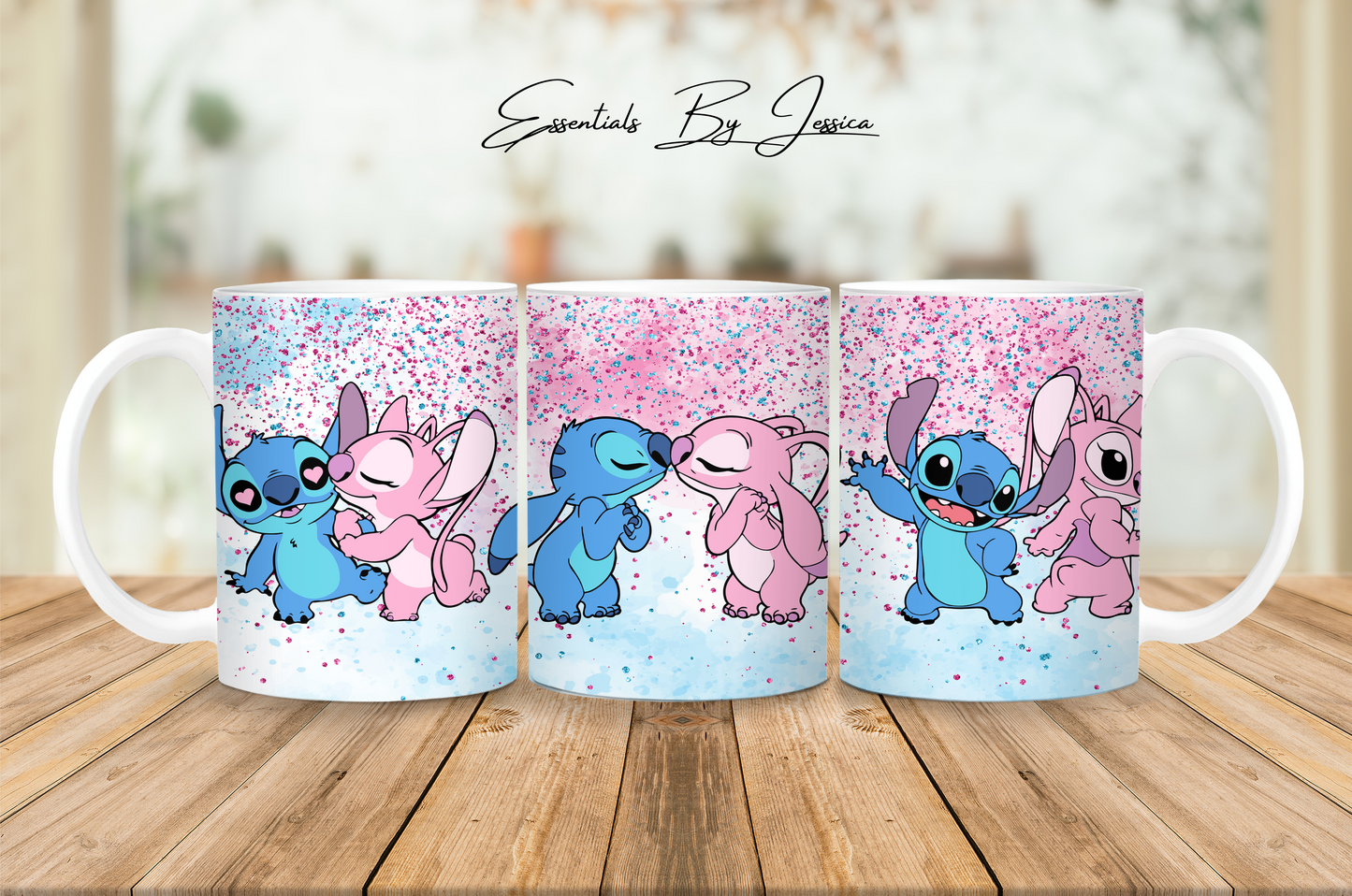 Blue & Pink Character