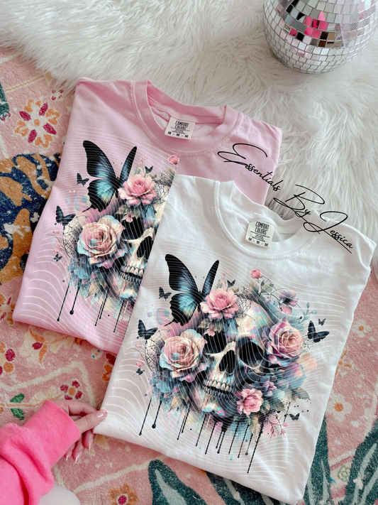Watercolour Skull - Purchase With Clothing Only