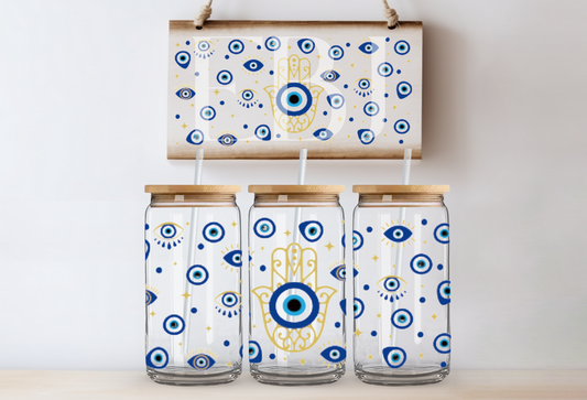 Blue Evil Eye 16oz Wrap