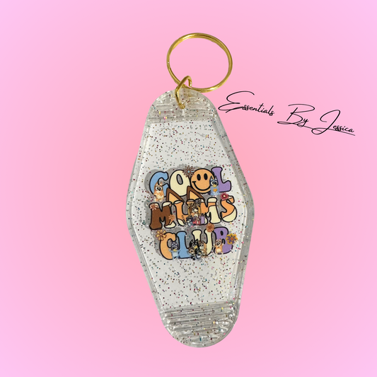Cool Mums Club Motel Keyring
