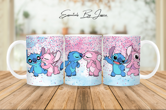 Blue & Pink Character